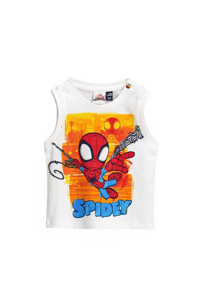 Bahia match baby boy marvel tank top