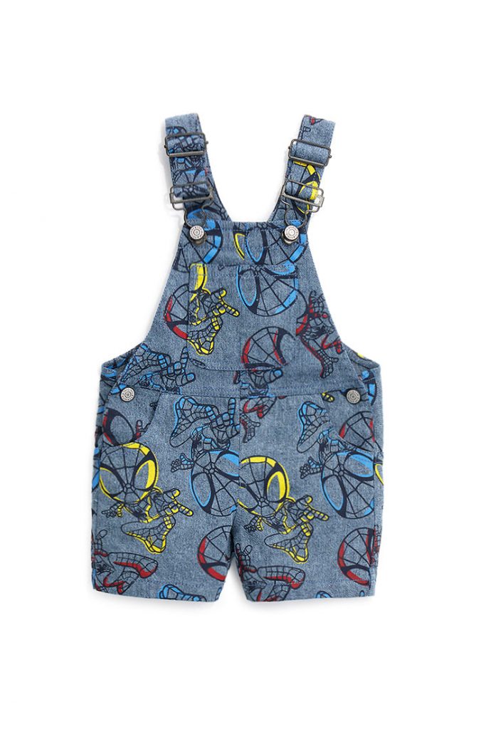 Bahia Match Baby boy Marvel Overalls