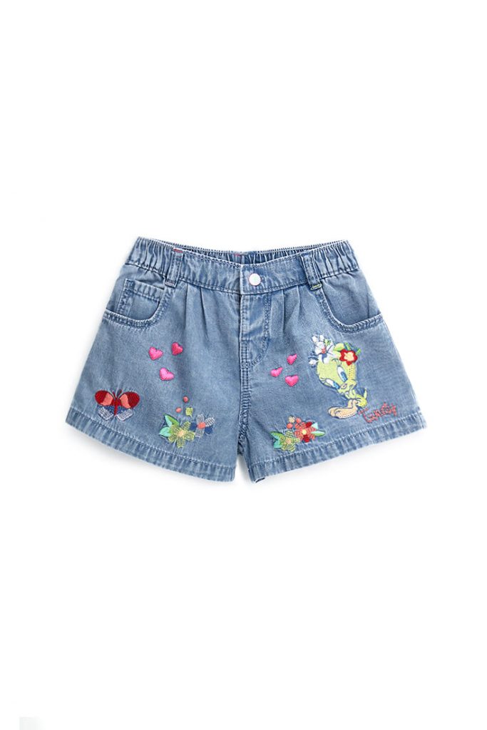 Colorfully baby girl warner tweety bermuda shorts