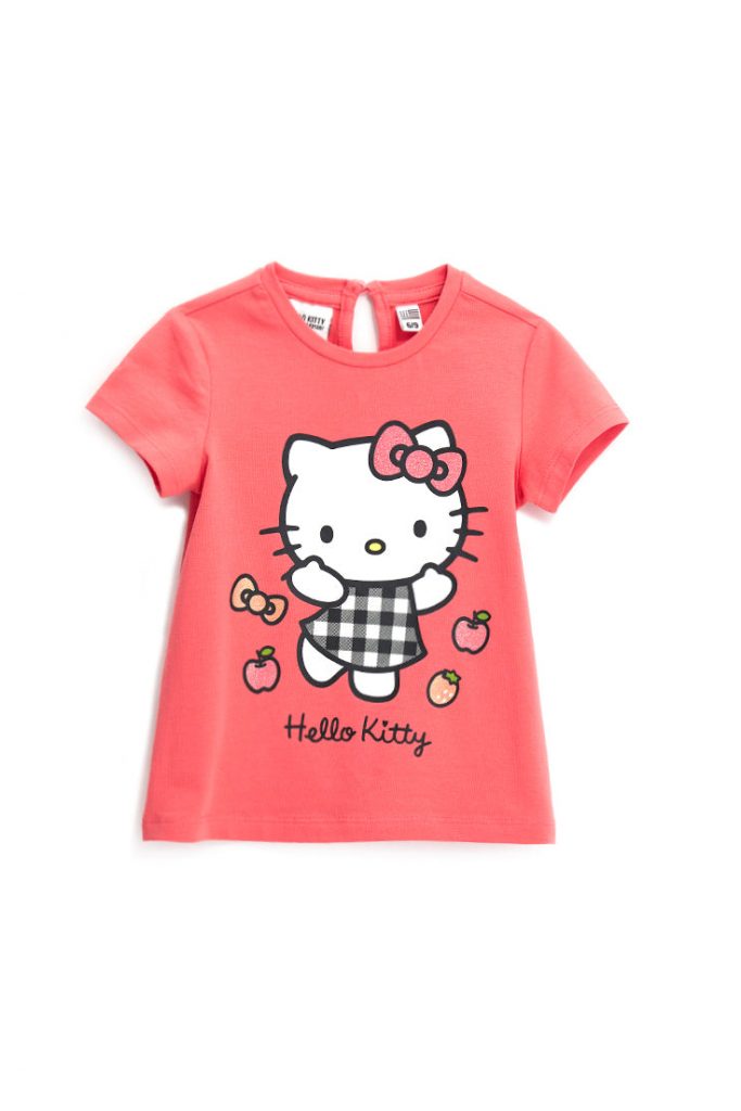 Flower market baby girl hello kitty t-shirt