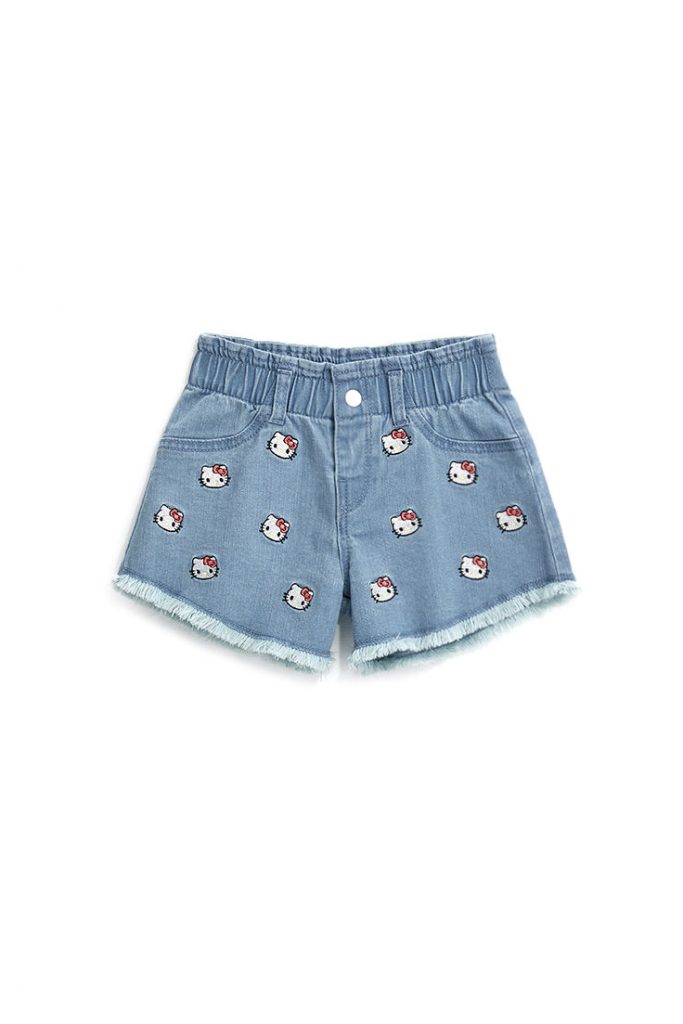 Flower market baby girl hello kitty bermuda shorts