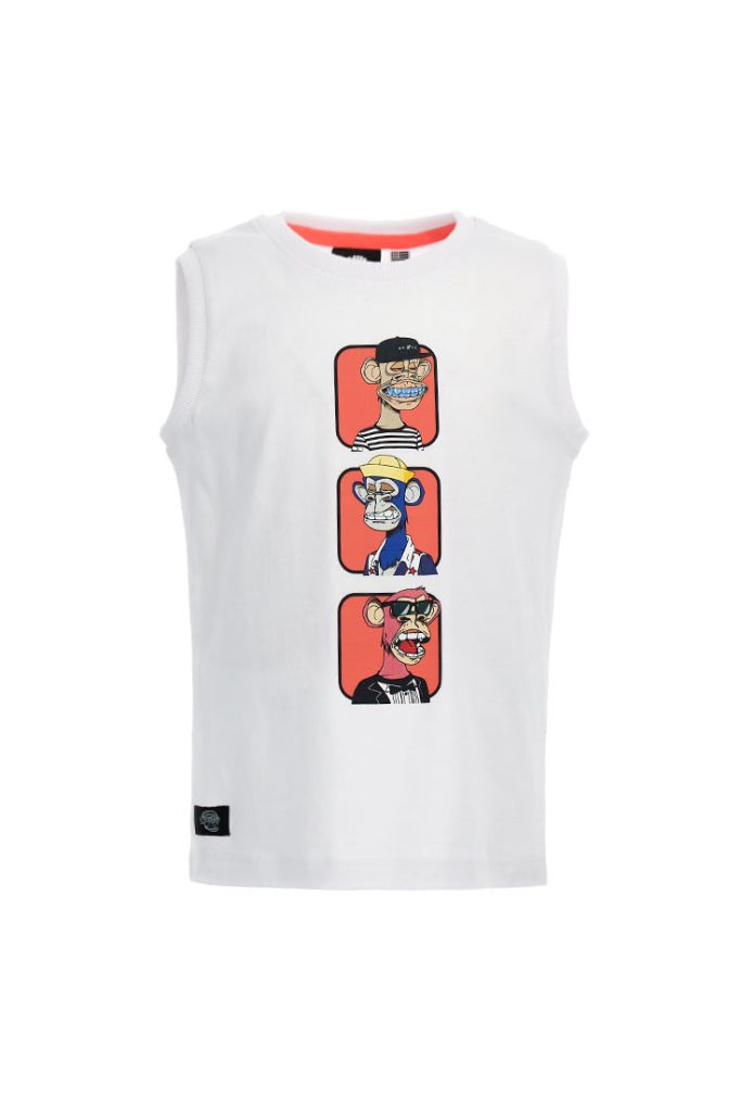 Stay on board boy army of apes tank top