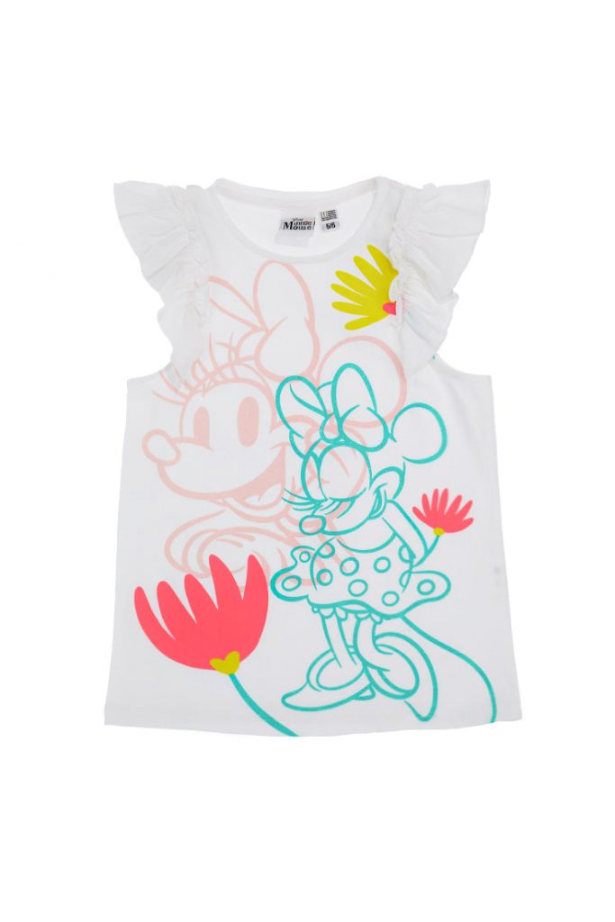 Bright Summer Girl Disney T-Shirt With Glitter