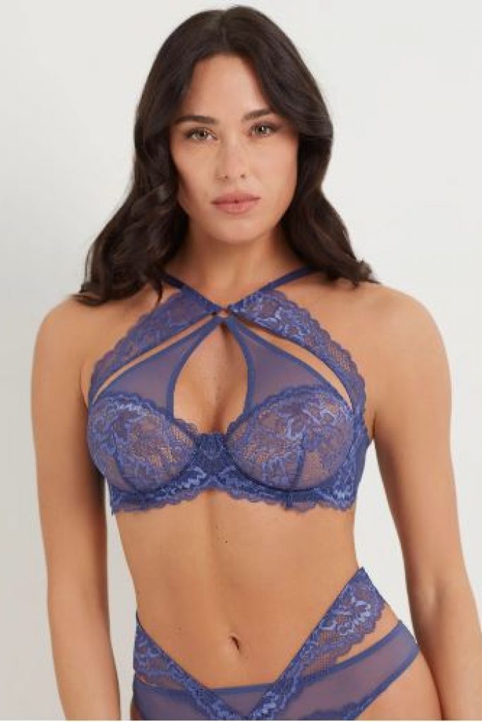 Blue Jean Woman Balcony Bra