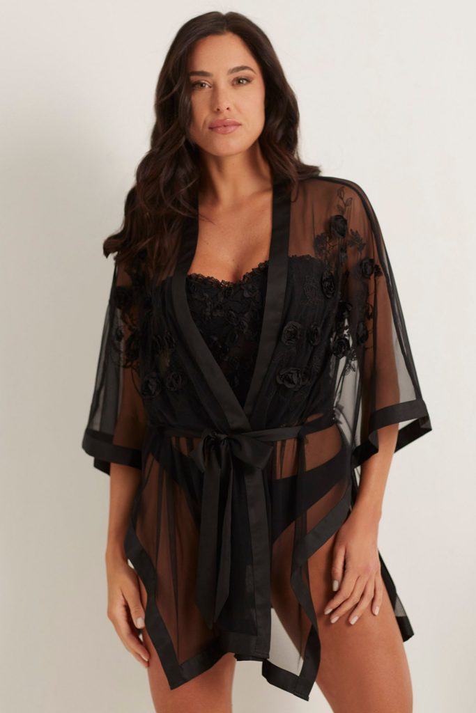 Lady Rose Woman Kimono