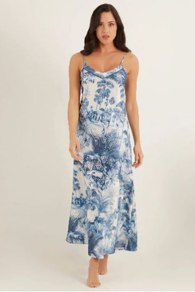 Jouy Woman Full-Long Chemise