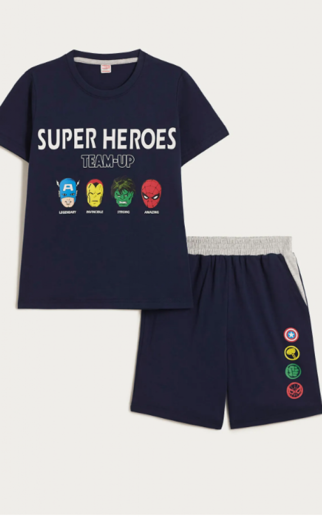 Avengers Boy Cropped Pyjamas