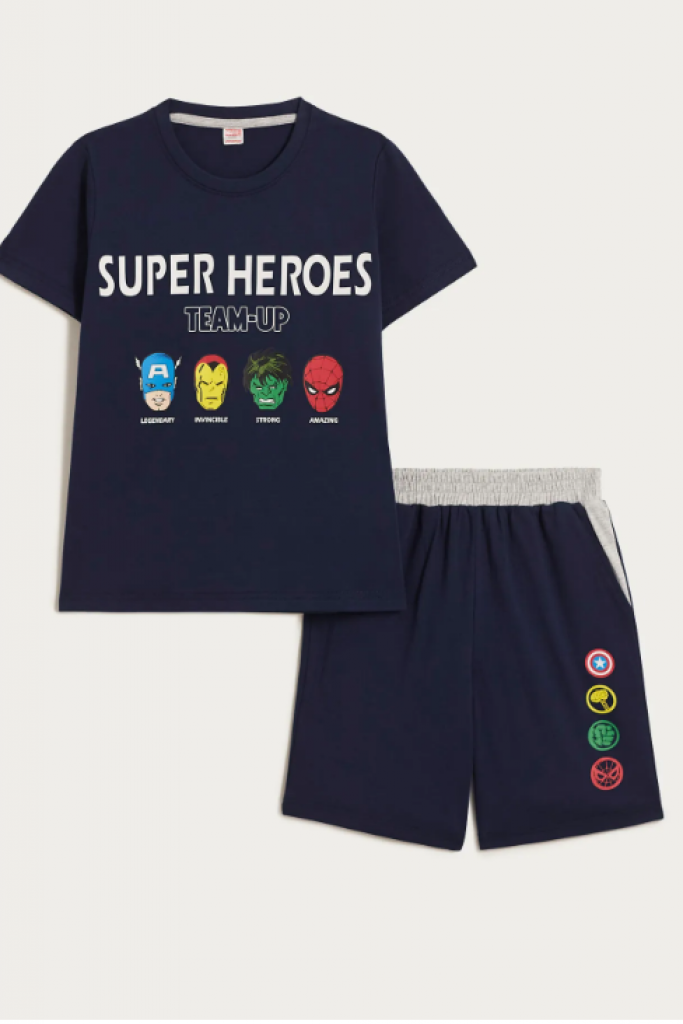 Avengers Boy Cropped Pyjamas