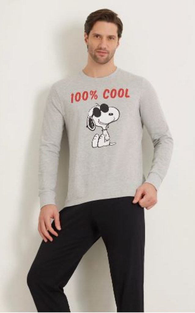 Snoopy Love Man Pyjamas 2