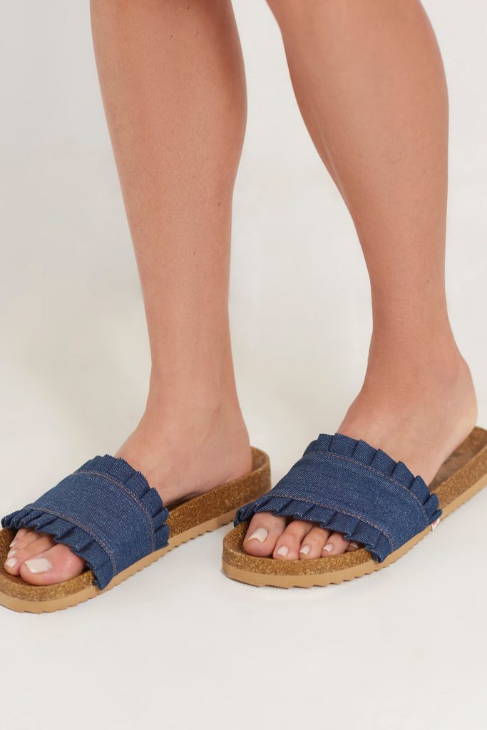 Denim Woman Slippers
