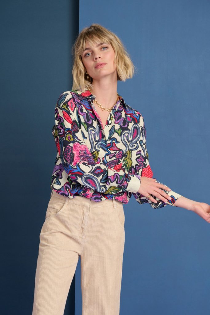 BLOUSE – Milly Full Glow Ecru
