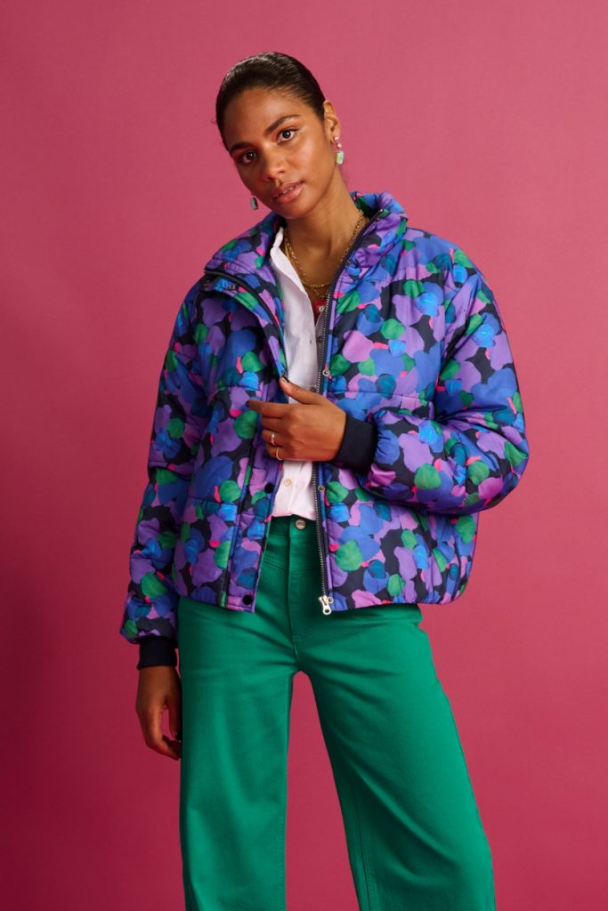 JACKET – Brushwork Lilac