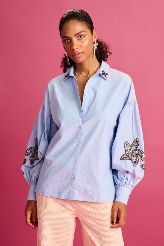 BLOUSE – Maxime Ice Blue