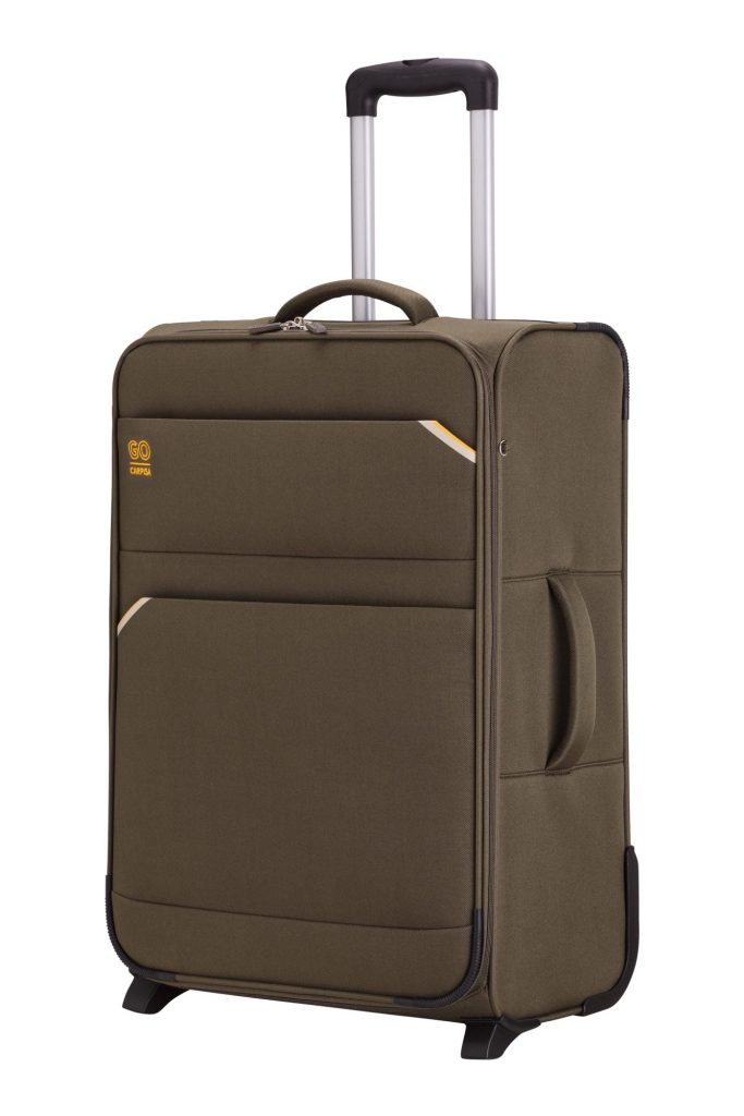 Split colors travel unisex medium soft trolleys